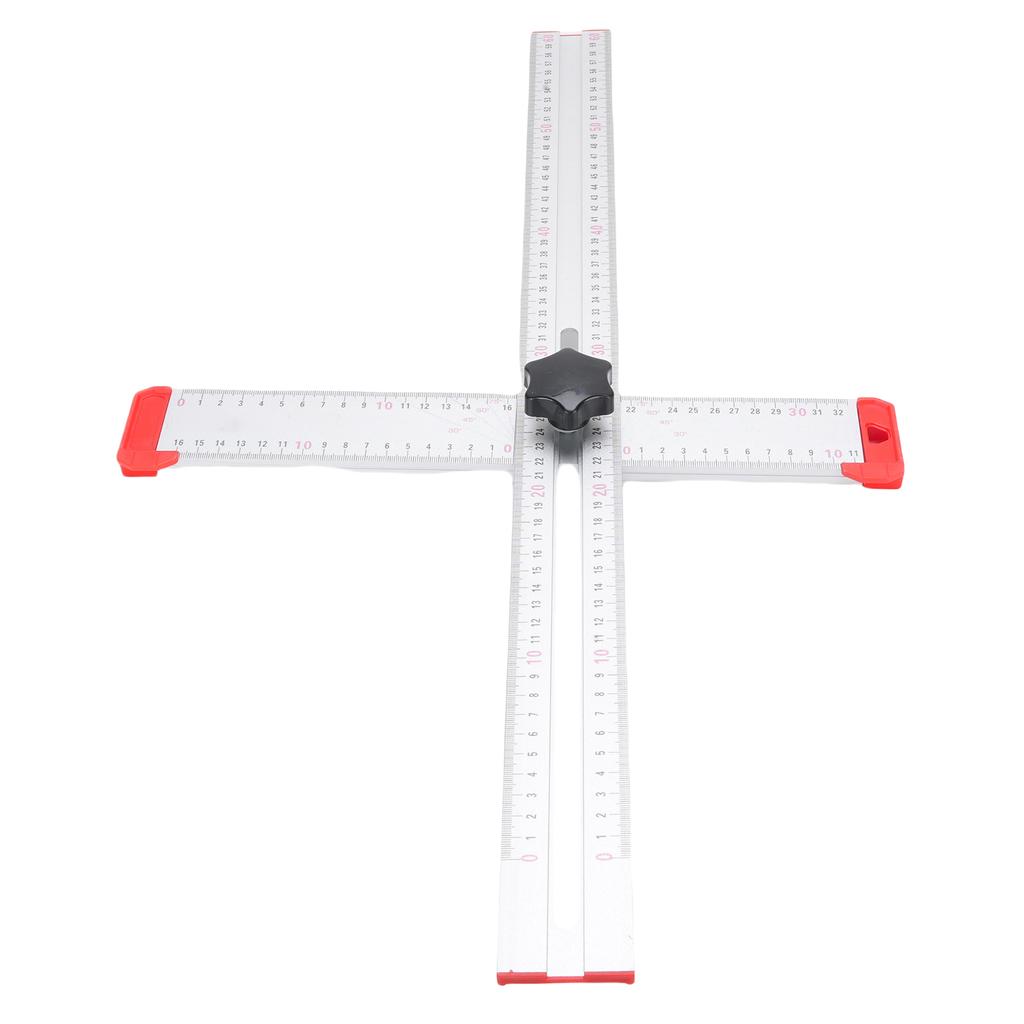 Righello di Posizionamento per Foratura da 60 cm Lega di Alluminio Scale Trasparenti Righello di Misurazione Multi Angolo Jig per Ferramenta per Mobili