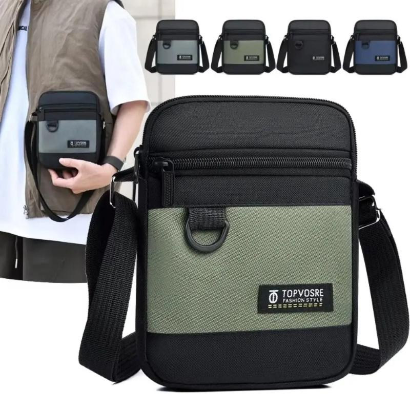 Heren Schoudertas Oxford Stof Waterdicht Grote Capaciteit Crossbody Tas Messenger Tas Outdoor Casual Lichtgewicht Enkele Schouder Crossbody Tas
