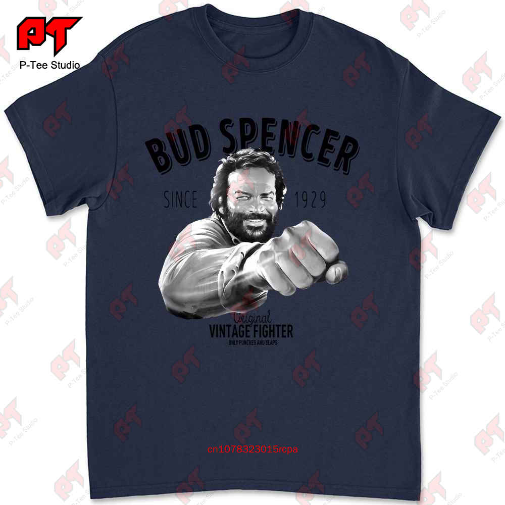 T Shirt Uomo Bud Spencer Vintage Fighter Banana Joe Lo Chiamavano Trinita X7N5