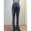 Jeans Elastic Waist Drawstring Stretch Jeans Woman