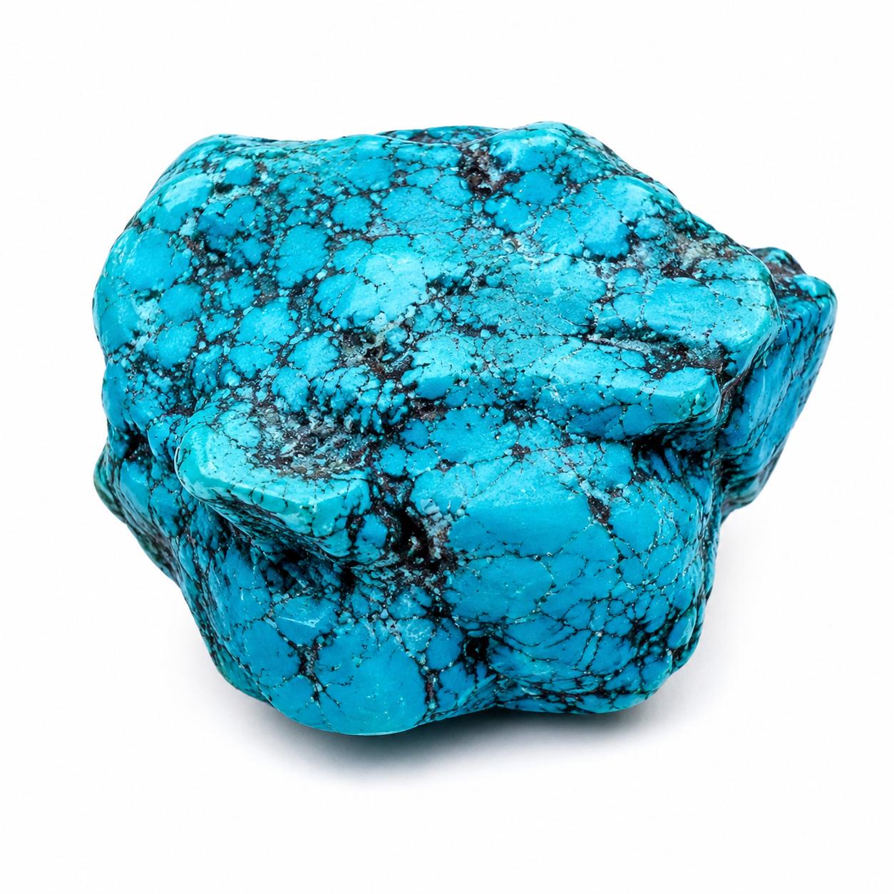 

Natural Blue Turquoise Uncut Rough 380Ct CERTIFIED Loose Gemstone For Collection 50 mm approx. синій