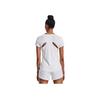 Under Armour Solid Color Crew Neck Short Sleeve T-Shirt Women Tops White 1369764-100