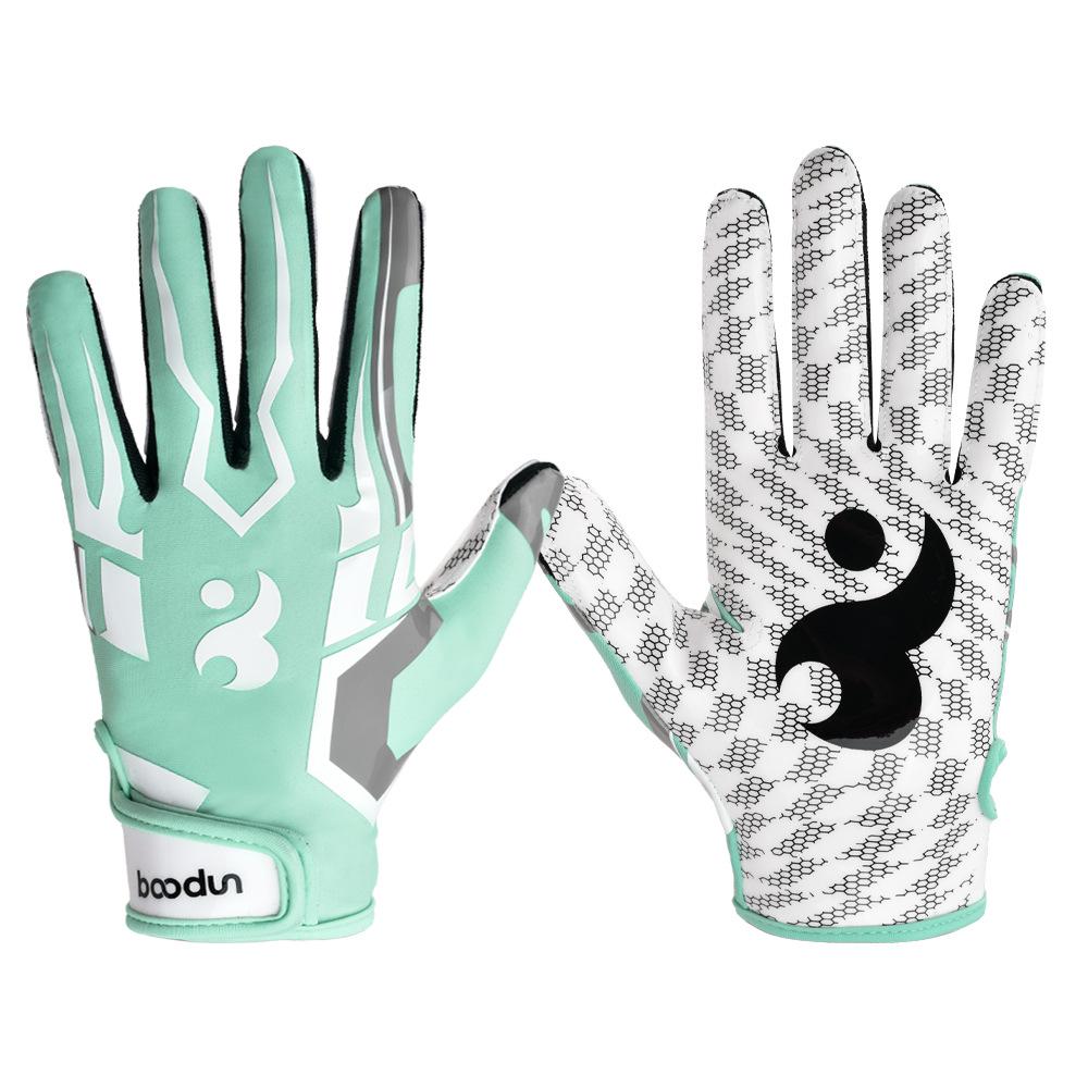 Cross-Border Non-Slip Silicone Full-Finger American Football & Softball Gloves