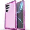 Heavy Duty 3IN1 Armor Case For Samsung Galaxy S26 S25 S24 S23 S22 Ultra Plus Military Grade PC Clear Anti-Drop Protection Cover