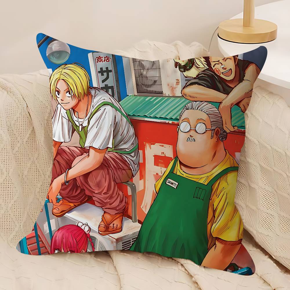 Anime S-Sakamoto-Days Kissenbezug Kissenbezug Deko Kissenbezug Bedruckter Kissenbezug für Couch