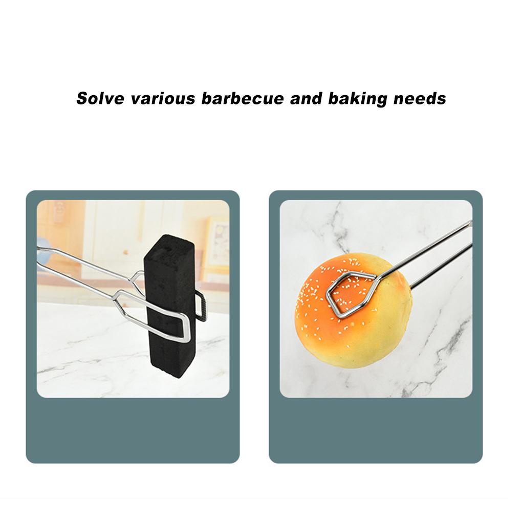 Food Clip Kitchen Tweezer Stainless Steel Long-lasting Multipurpose Non-stick Barbecue Accessories Chief Tongs