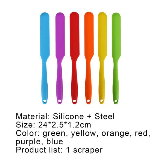 Attractive Cream Anti-slid Handle Spreader Space-saving Silicone