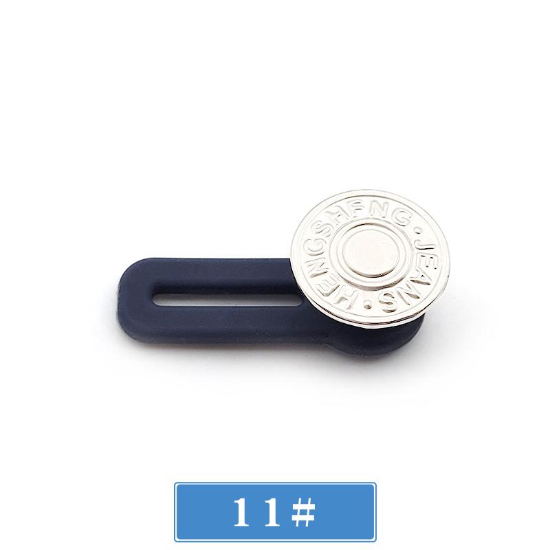 Adjustable No-Sew Waist Extension Button for Jeans