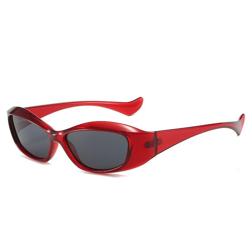 Outdoor Sunscreen Shades Unisex Trendy Sports Sunglasses Uv400 Goggles Trendy Narrow Frame Sun Glasses For Party Photos Everyday