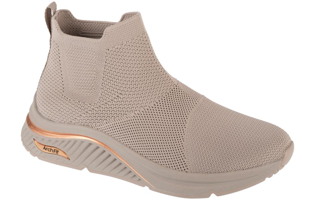 Skechers Arch Fit S-Miles - Sock Walk, Womens beige Sports shoes