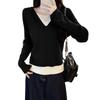 Two-piece Hooded Long-sleeved Sweater for Women In Spring Clothes, New Fashionable Pullover Sweater Top