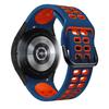 No Gap Silicone Strap for Samsung Galaxy Watch 7/6/5/4 44mm 40mm 5 Pro 45mm Two-Color Wristband Watch 6 4 Classic 47mm 43mm Band