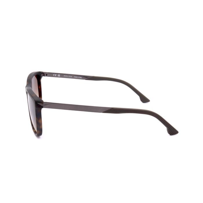 Lunettes de Soleil Police SPLC35M 57/16/145 0738 MATT DARK HAVANA ACETATE MAN POL SUN SPLC35M 0738 57 16 145
