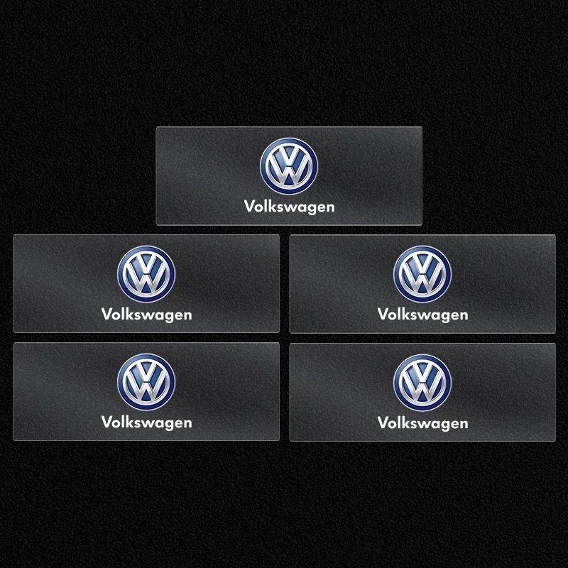 1/2/5/10PCS Car Badges Auto Interior Decor Logo Stickers For Volkswagen VW Jetta Polo T4 T5 T6 Sharan Touareg Gol T-Cross Touran
