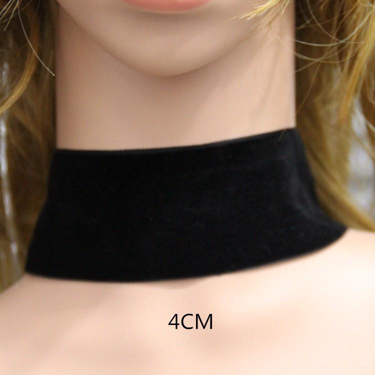 Lolita Camellia Choker Necklace for Women - Dark Clavicle Chain, Maid Style Neckband Collar