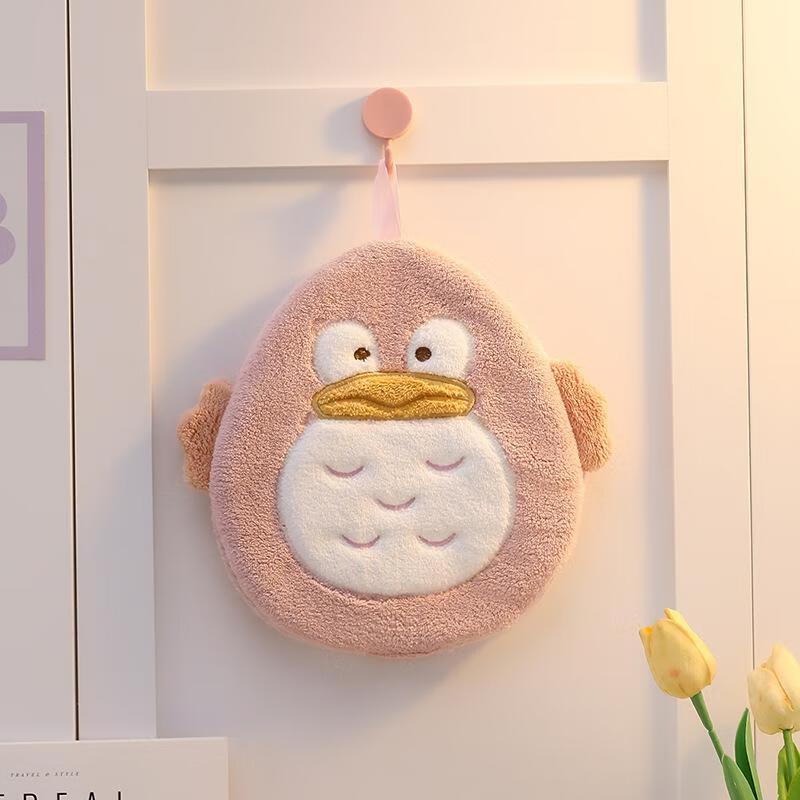 JINGRUIXIANG Cute Cartoon Hanging Absorbent Hand Towel