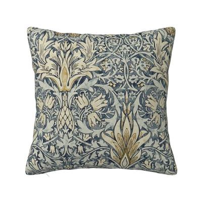 William Morris Vzor Hadí hlava Povlaky na dekorační polštáře Domácí dekorace Severský Vintage Textil Polštář na židli Čtvercová povlečení na polštáře