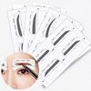 Eyebrow Drawing 4-piece Set Guide: Arched and Straight Eyebrows