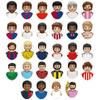 Wereld Voetbalsterren Voetbal Spel Spelers Bouwstenen Minifiguren Set Assembleren Bakstenen Actiefiguren Model Speelgoed