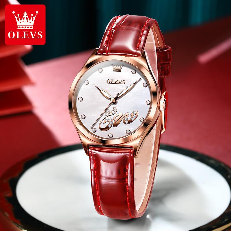 

Брендовые часы OLEVS, новые кварцевые часы 520, подарочные модные женские часы, женские часы
