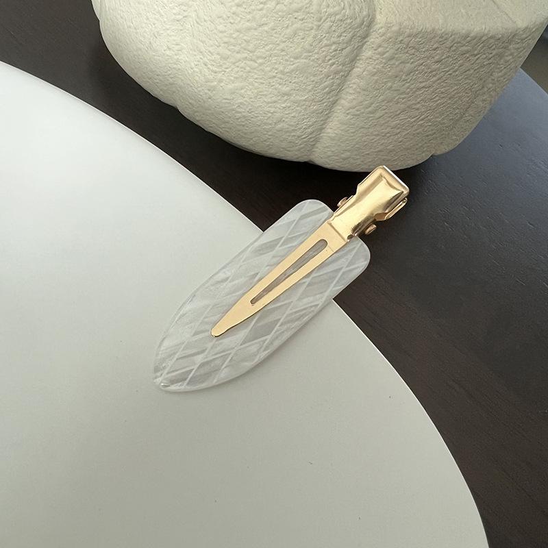 2/3/4/6 stücke Acetat Make-Up Haar Clips Koreanische Mode Gold Weiß Glitter Haar Pin Headwear Mädchen Frauen Haar Zubehör