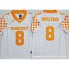 Mens College Football Jersey Team Cotton Blend Rugby Training Shirt Buckeyes Longhorns Volunteers Buffaloes