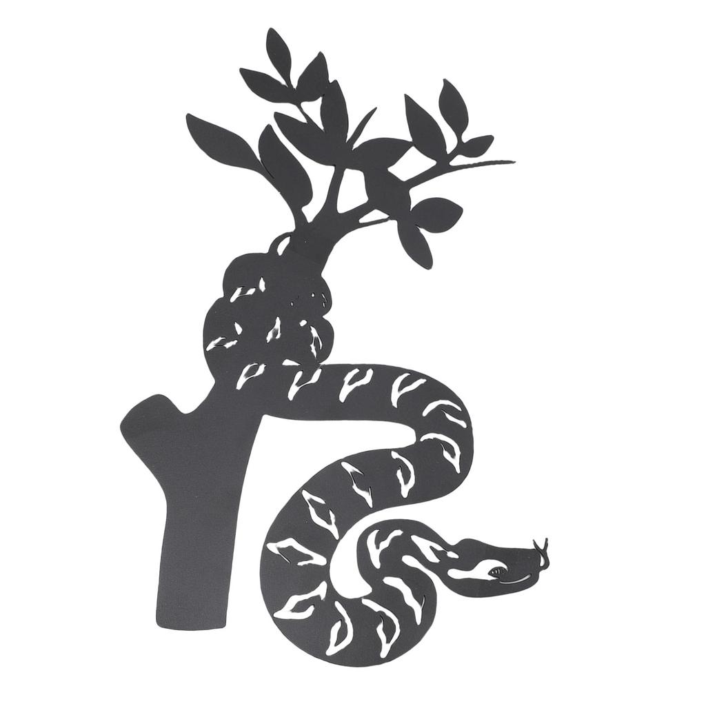 Snake Metal Wall Decor Modern Abstract Wall Art Hanging Decor for Living Room Bedroom Bathroom