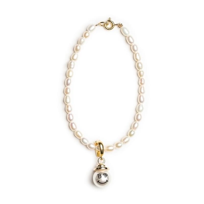 BONBEAU Breeze pear simple layered bracelet layered rice grain freshwater pearl bracelet 4mm 5mm