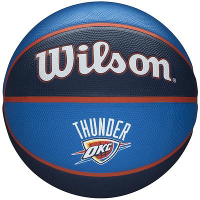 Wilson Piłka drużyny NBA Oklahoma City Thunder, Unisex granatowa Koszykówka