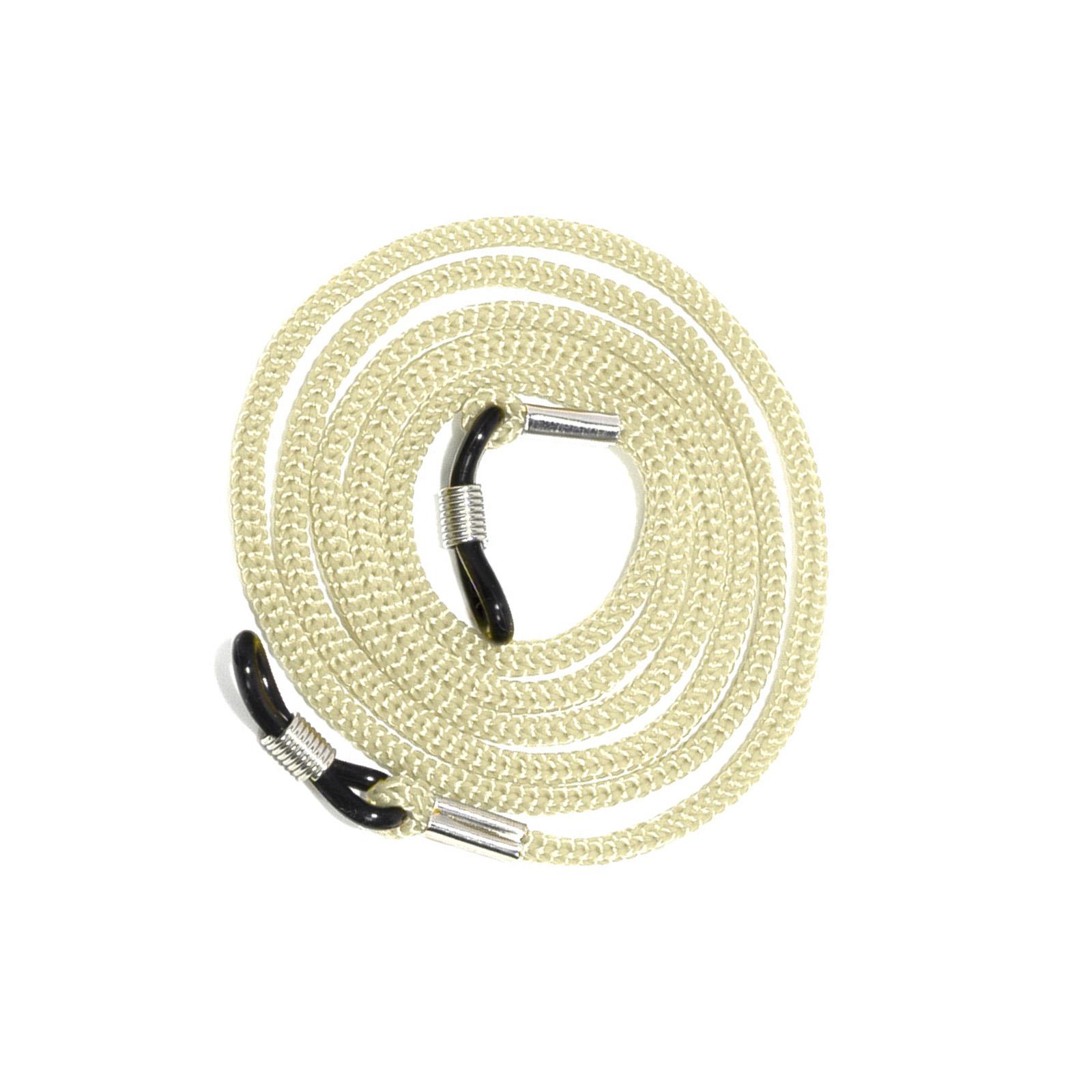 

Удобный регулируемый шнурок для очков, нескользящий шнурок для солнцезащитных очков для активного образа жизни, унисекс, полиэстеровый ремешок бежевый