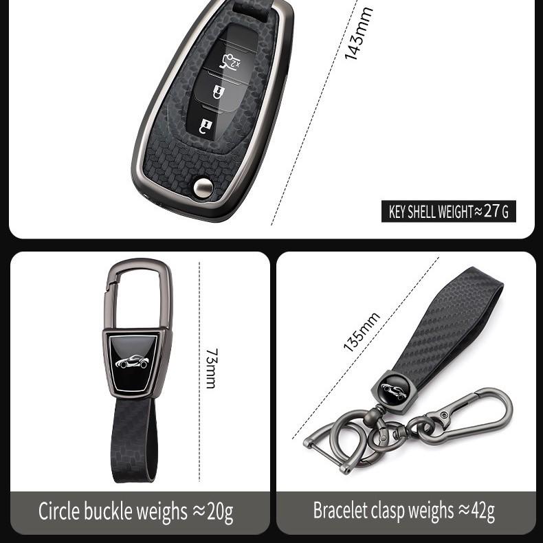 Chevrolet Cruze Key Cover - High-End Protective Shell with Buckle