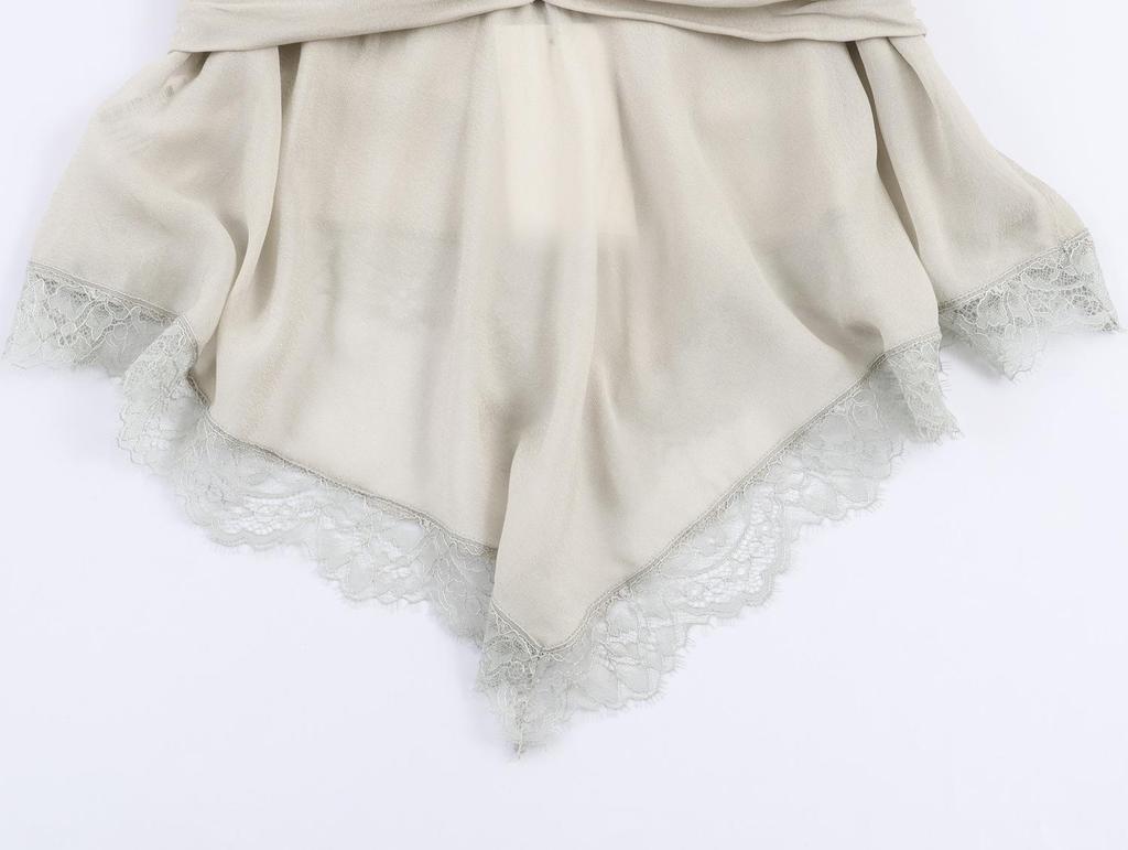 Spring 2026 European & American Style Women's Georgette Lace Camisole Top