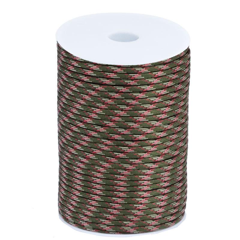 Paracord Exterior 100m 7 Miezuri 4mm: Ideal pentru Pasionații Militari și Brățări de Supraviețuire