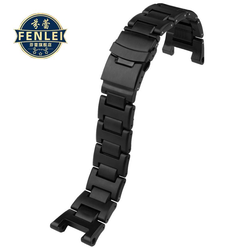 Per Casio Serie PROTREK PRW-7000 PRW7000FC PRW-7000X 5480 Cinturino in Plastica Acciaio Rimodellato per Orologio Cinturino Orologio da Alpinismo Nero 27x13mm