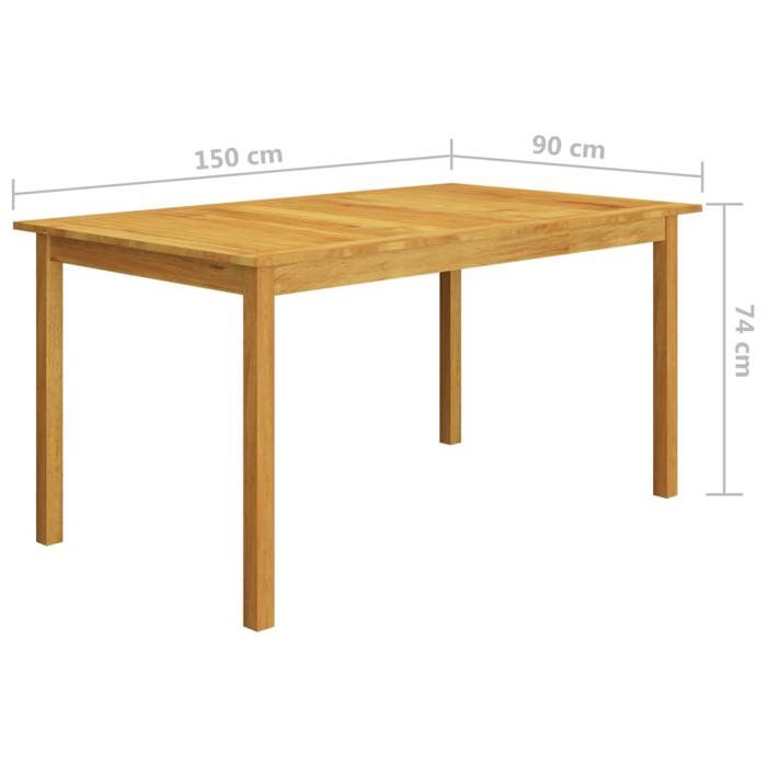 VidaXL Ensemble de Salle à Manger de Jardin 7 pcs Table et Chaises de Repas de Patio Mobilier à Dîner de Terrasse Mobilier 3067775