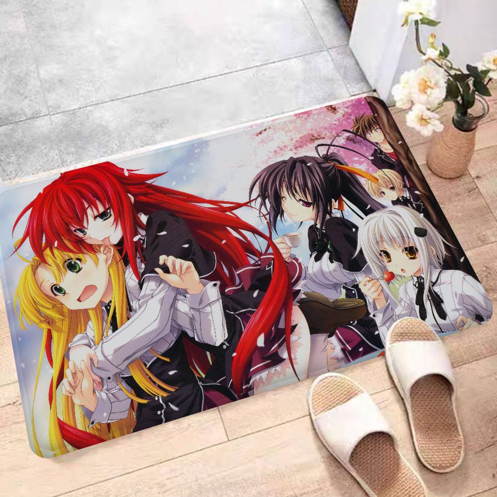 Anime High School DxD Entrance Door Mat Nordic Style Home Doormat Bathroom-Toilet Mats Bedroom Hotel Decor Mat
