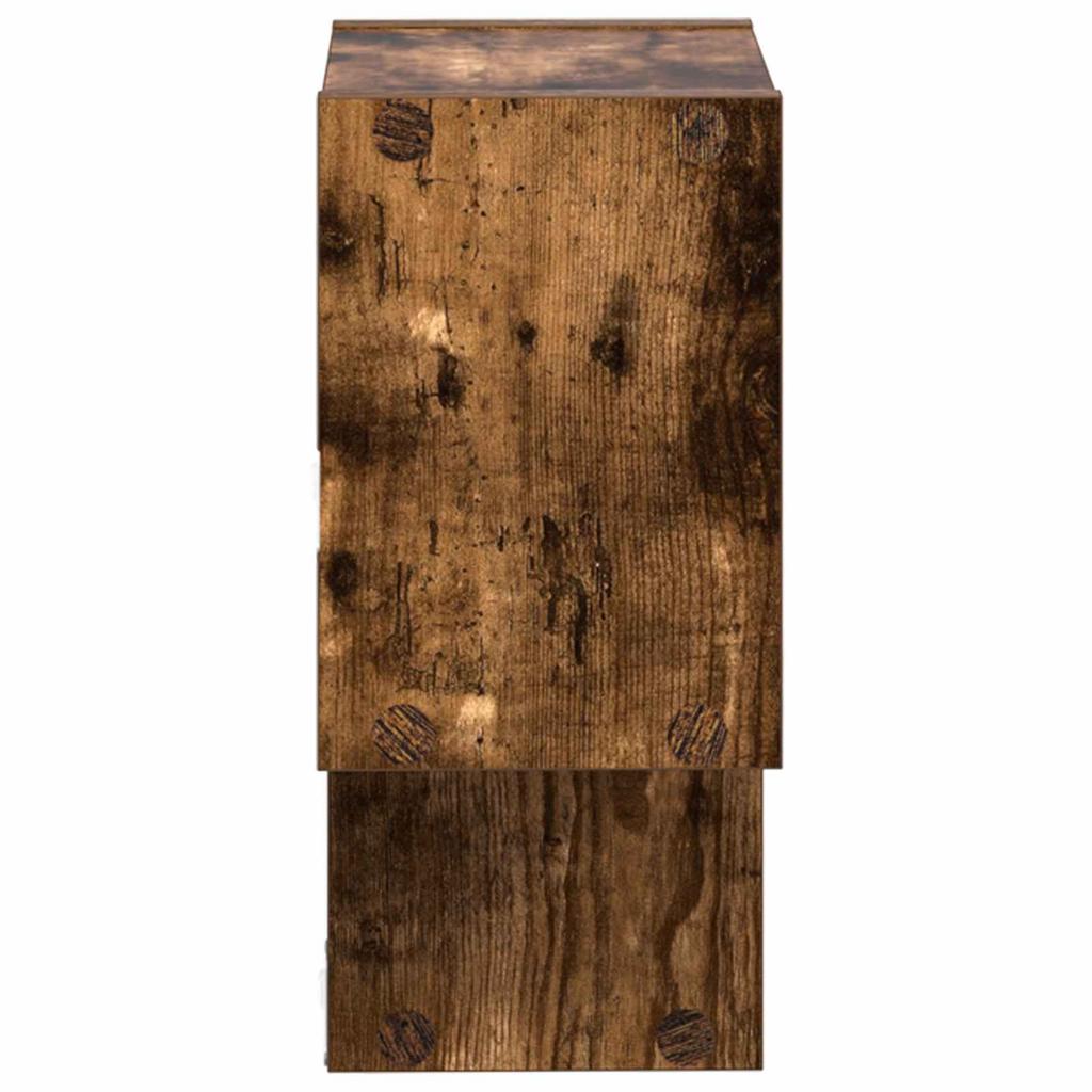 Wall Shelf Wall Mount Brown 55 x 15 x 35 cm Particleboard