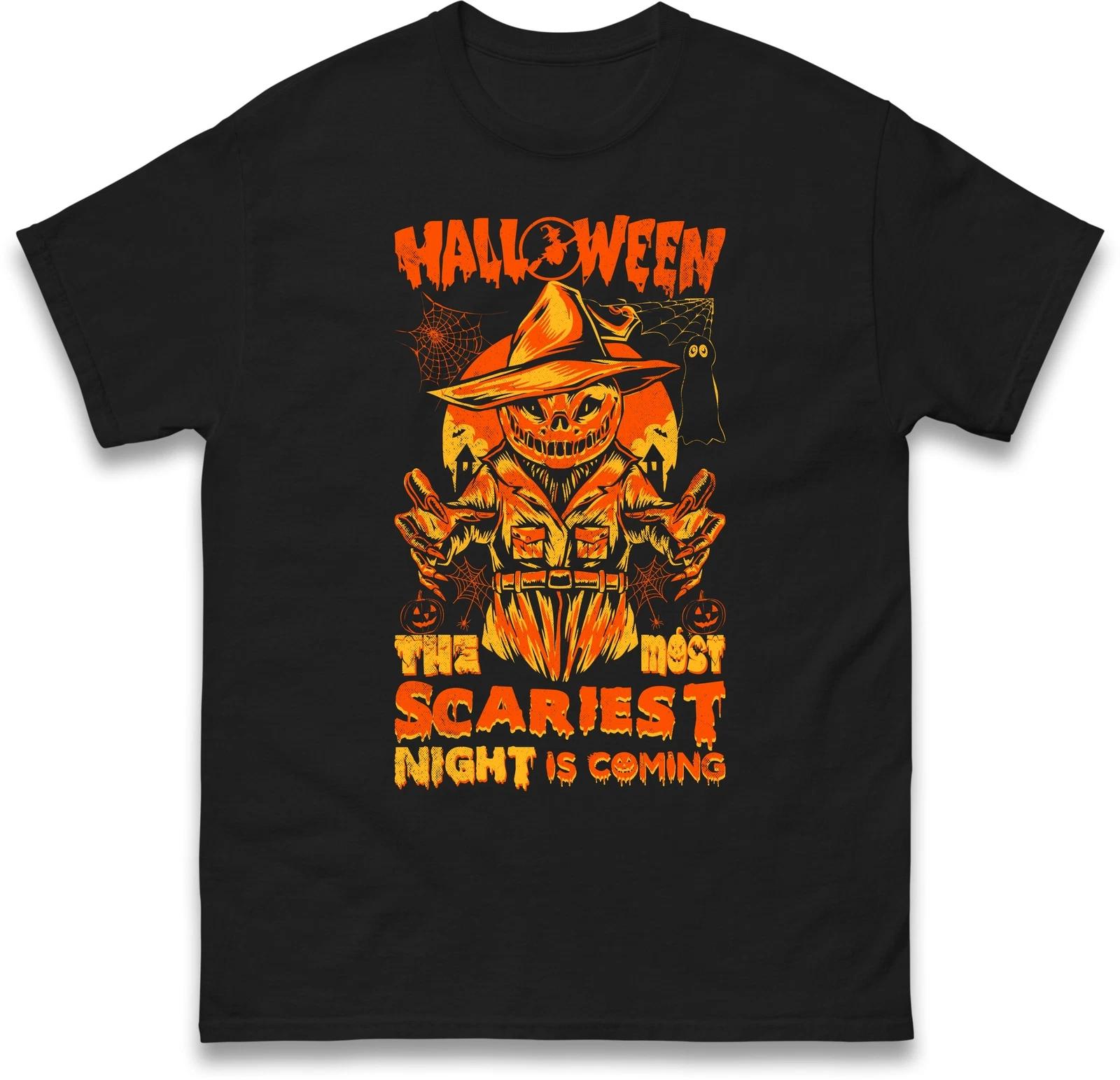 The Most Scariest Night is Coming Halloween T Shirt,Halloween Horror Night Party M