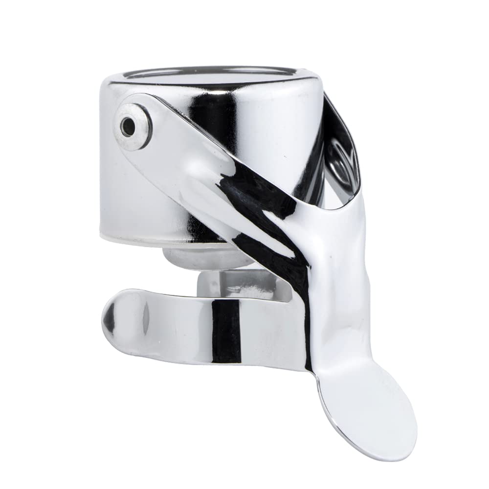 WAF Bottle Stopper Champagne Stopper Silver Plastic
