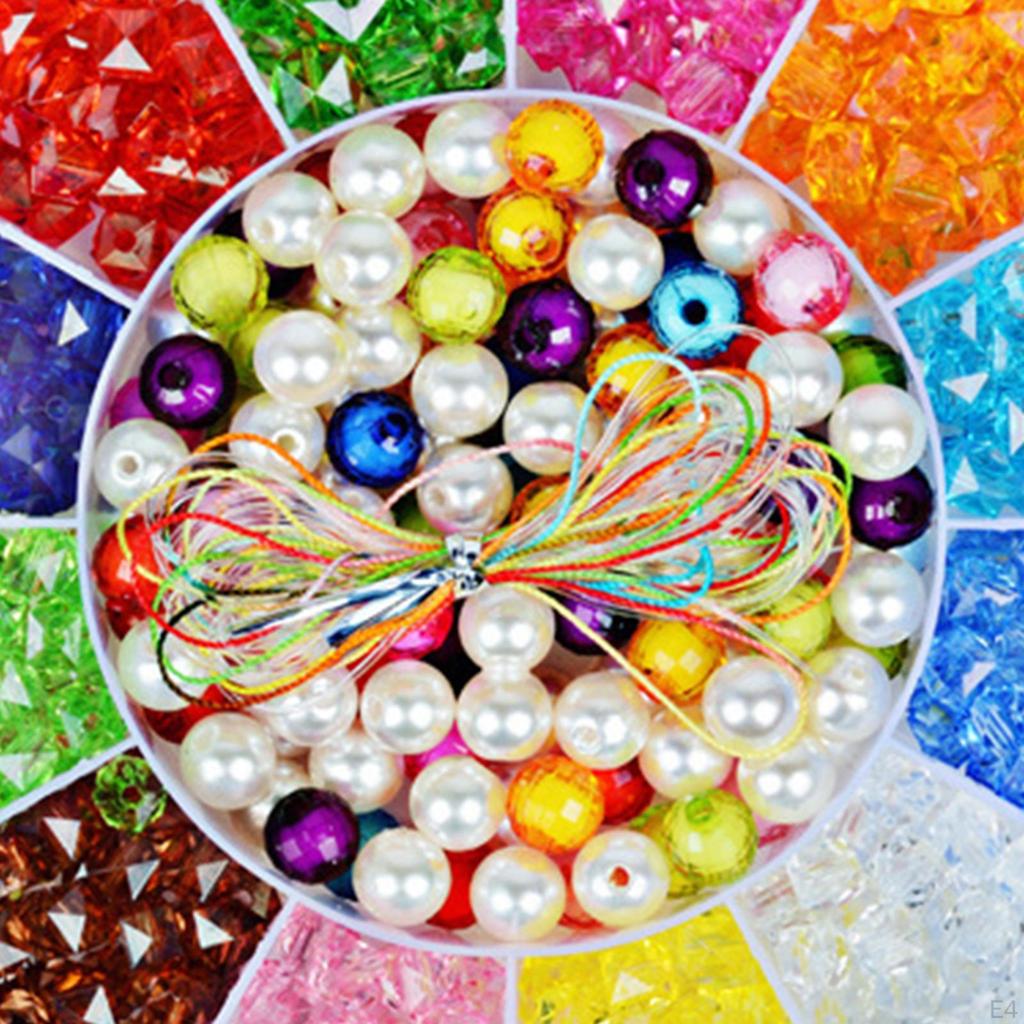 Beads Accessory Necklaces Toys Set Jewelry Making Bead for 6 7 11 12 Years Old Girls