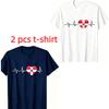Fun I Love Austria Pattern Print Kids T-shirt Summer Girls Boys Casual Fashion Tops Kids O-Neck Short Sleeve T-shirt Clothing