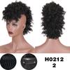 MISS WIG Parrucchini Sintetici Lunghi Ricci Mohawk Coda di Cavallo Clip In Extension Capelli Afro Naturale Coda di Cavallo Alta per Donne