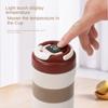 Ceramic Inner Pot Coffee Cup Smart Display Temperature Insulation Cup Student Good-looking Male and Female Portable for Office and Car Tumbler