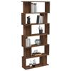 VidaXL Bookcase-Room Divider Brown Oak 80x24x192cm Engineered Wood 816061