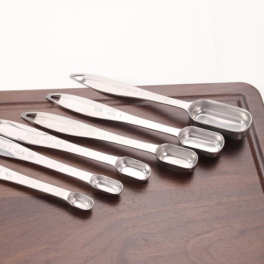 

Мерные чашки и мерные ложки из нержавеющей стали, 6 шт. — Кухонные аксессуары от Leeseph