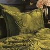Paoletti Palmeria Velvet Quilted Duvet Cover Set