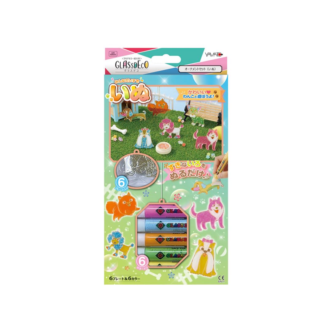 

Набор украшений Yamato Glass Deco Собака GDS6-D1