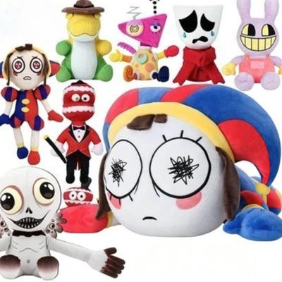 New The Amazing Digital Circus Plush Clown Ragatha Pomni Cartoon Jax Doll Joker Plush Soft Stuffed Sofa Decorate Christmas Gift