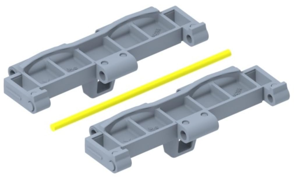 ET Model 1/35 WWII US M4 Sherman Medium Tank T66 Type Working Tracks (for Asuka Model/Dragon/Tamiya) Plastic Model Parts P35-095 (Tank)