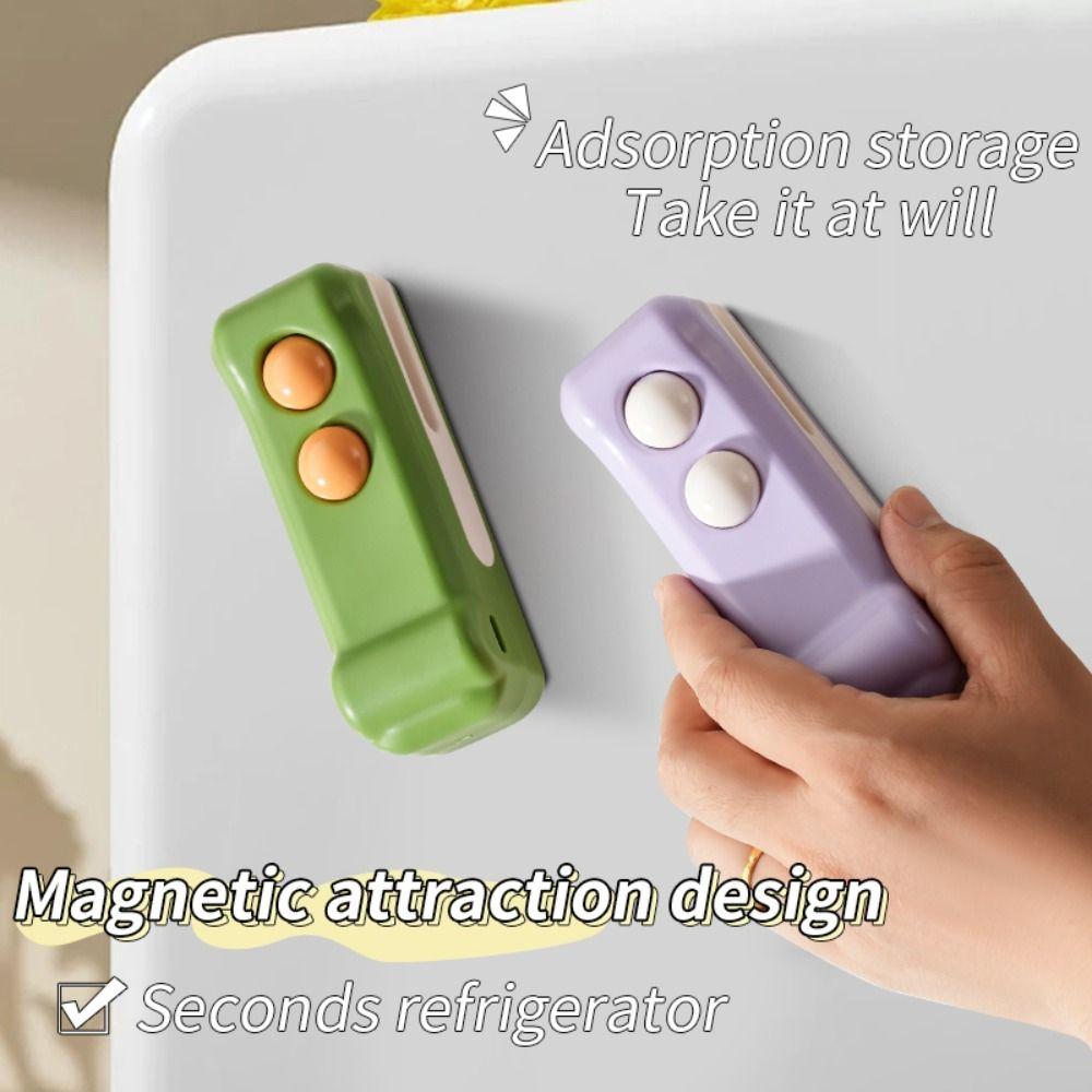 Rechargeable Magnetic Sealing Machine Hand Press Food Sealer Clip Bag  Sealing Clip  Food Storage